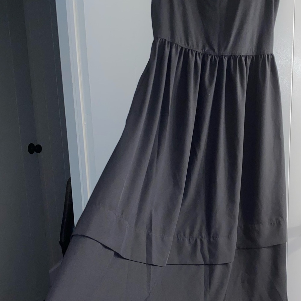 Serra Slate Gray High Low Dress